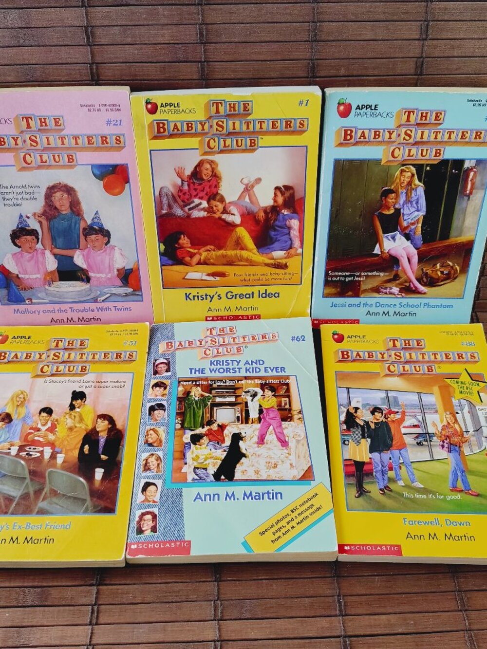 Lot 6 The Babysitters Club Book Series 1 21 42 51 62 88 Ann M Martin